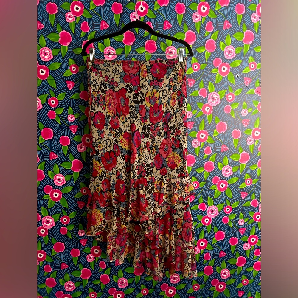 Chiffon y2k Betsey Johnson skirt